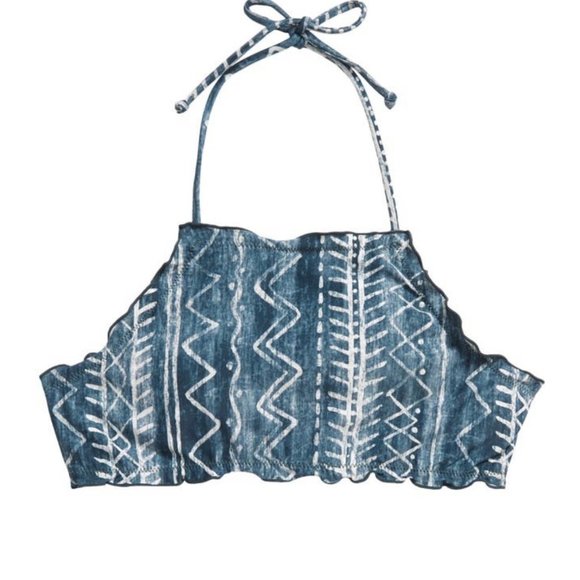 O'Neill Other - O'Neill Kids' Bungalow Stripe Halter Swimsuit Top NEW WITH TAGS